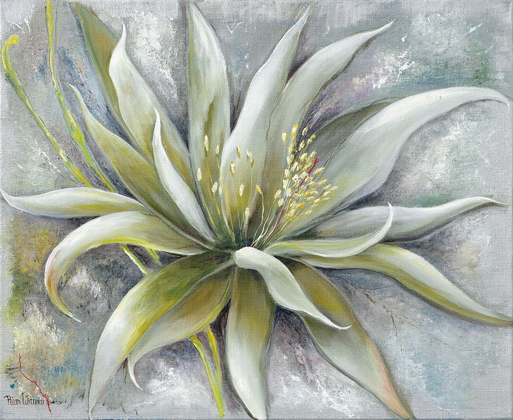 GREEN FLOWER art print by Rian Withaar for $57.95 CAD