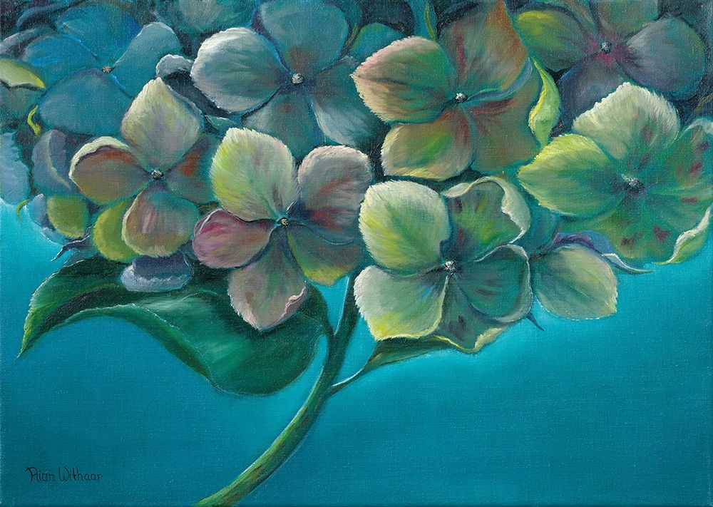 HYDRANGEA I art print by Rian Withaar for $57.95 CAD