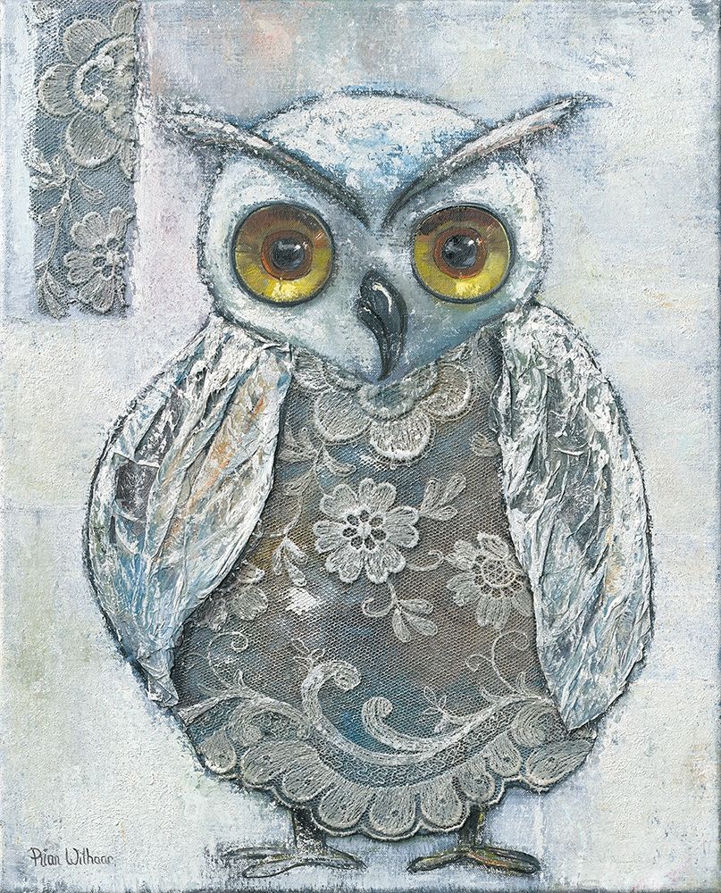 LACE OWL II art print by Rian Withaar for $57.95 CAD