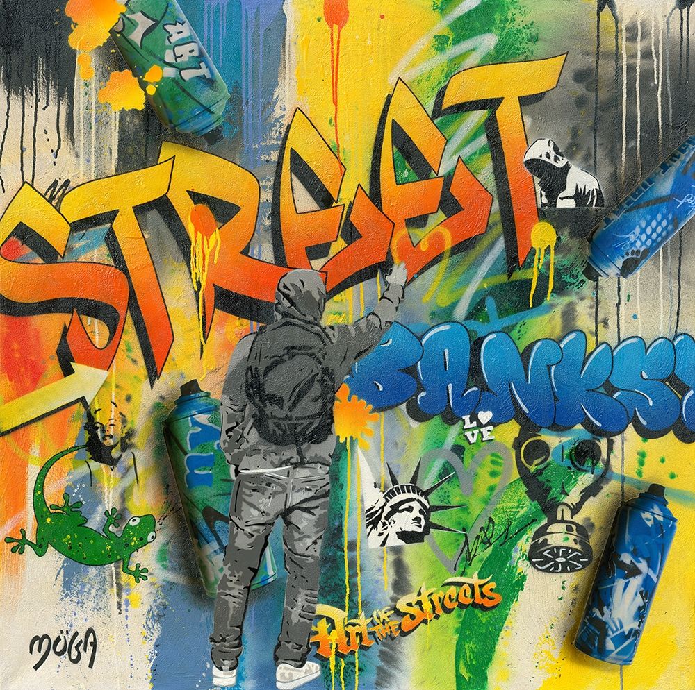 STREET GRAFFITY art print by Moega for $57.95 CAD