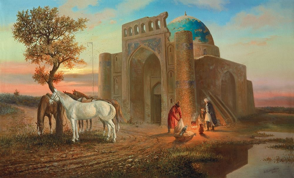 Mosque art print by A. Chairudinov for $57.95 CAD