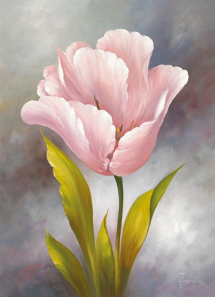 WHITE TULIP art print by Fasani for $57.95 CAD