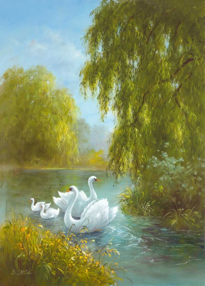 White Symphony II art print by B. Smith for $57.95 CAD