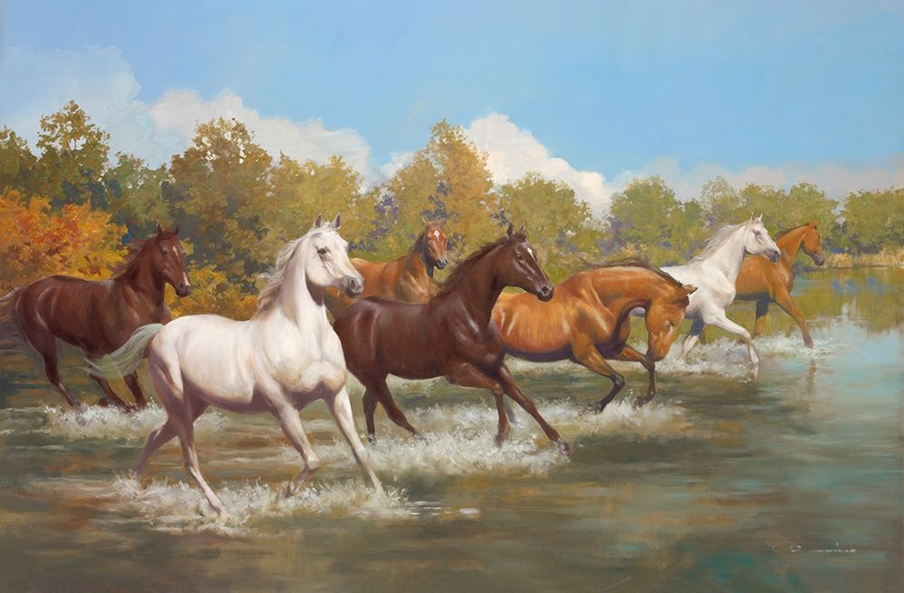 STAMPEDE art print by Spartaco Lombardo for $57.95 CAD