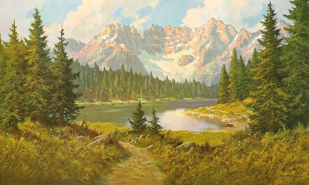 MISURINA LAKE art print by Joh. Bochmann for $57.95 CAD