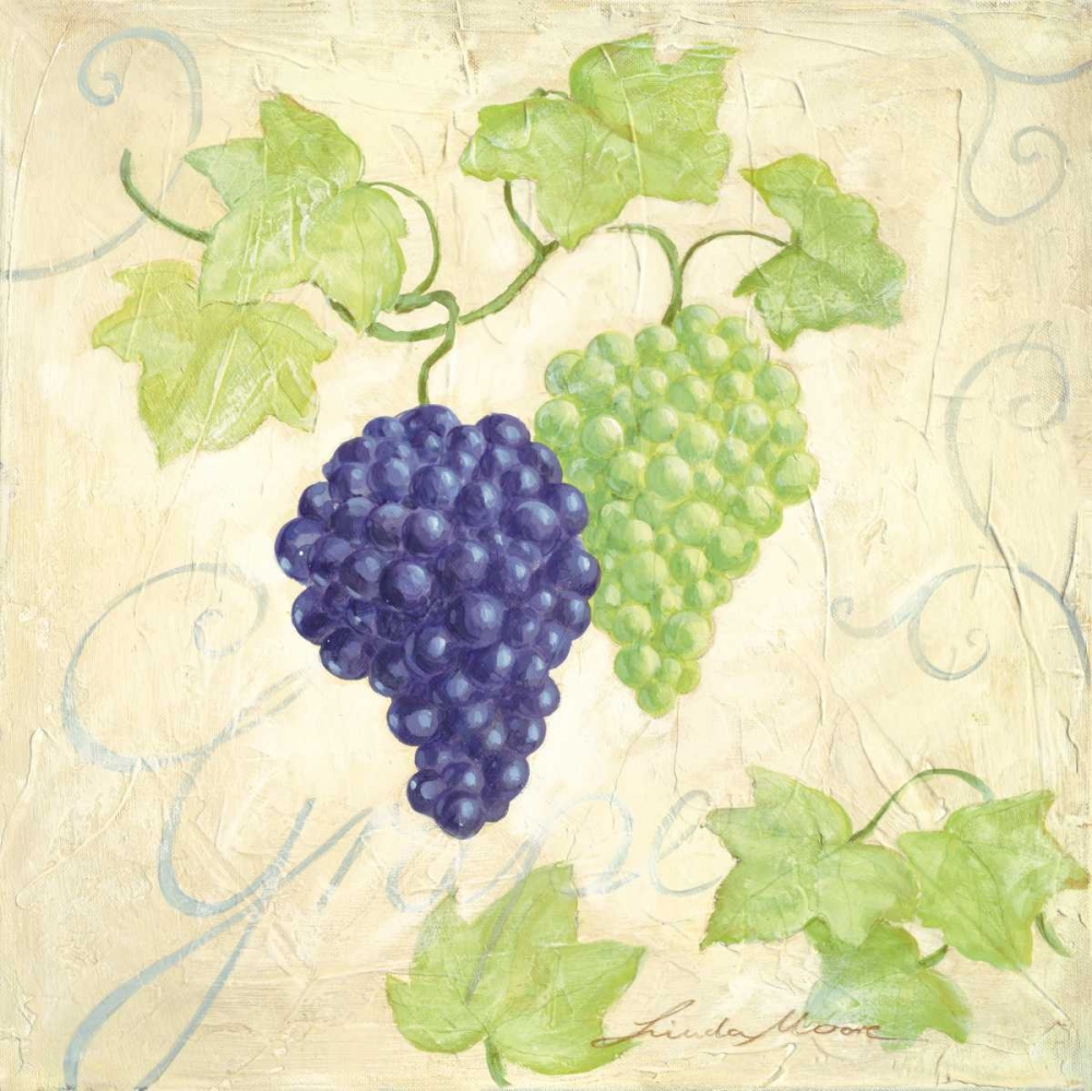 Grape art print by Linda Moore for $57.95 CAD