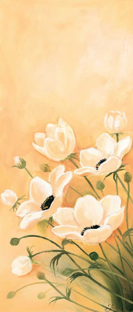 White poppies 1-3 art print by Jasper for $57.95 CAD