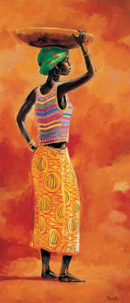African beauty 1-3 art print by Renee for $57.95 CAD