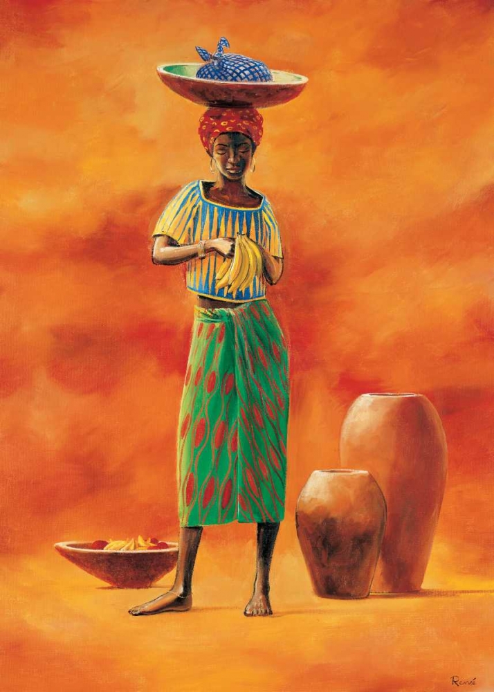 African beauty 2-3 art print by Renee for $57.95 CAD