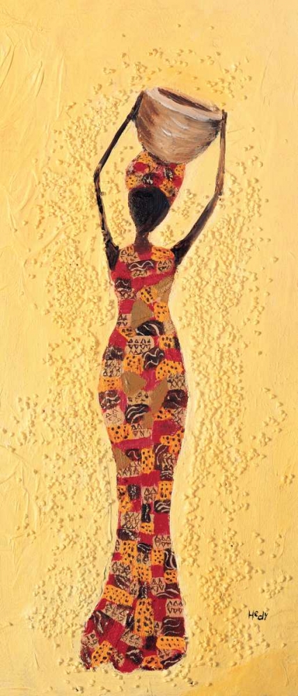 African ladies 1-3 art print by Hedy for $57.95 CAD