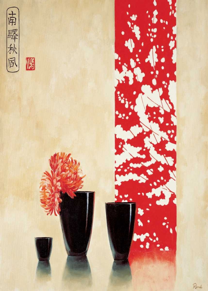 Asian bowls II art print by Renee for $57.95 CAD