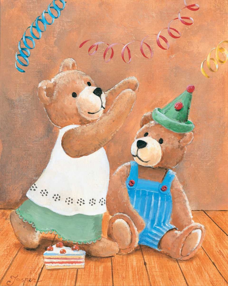 Party bears art print by Jasper for $57.95 CAD