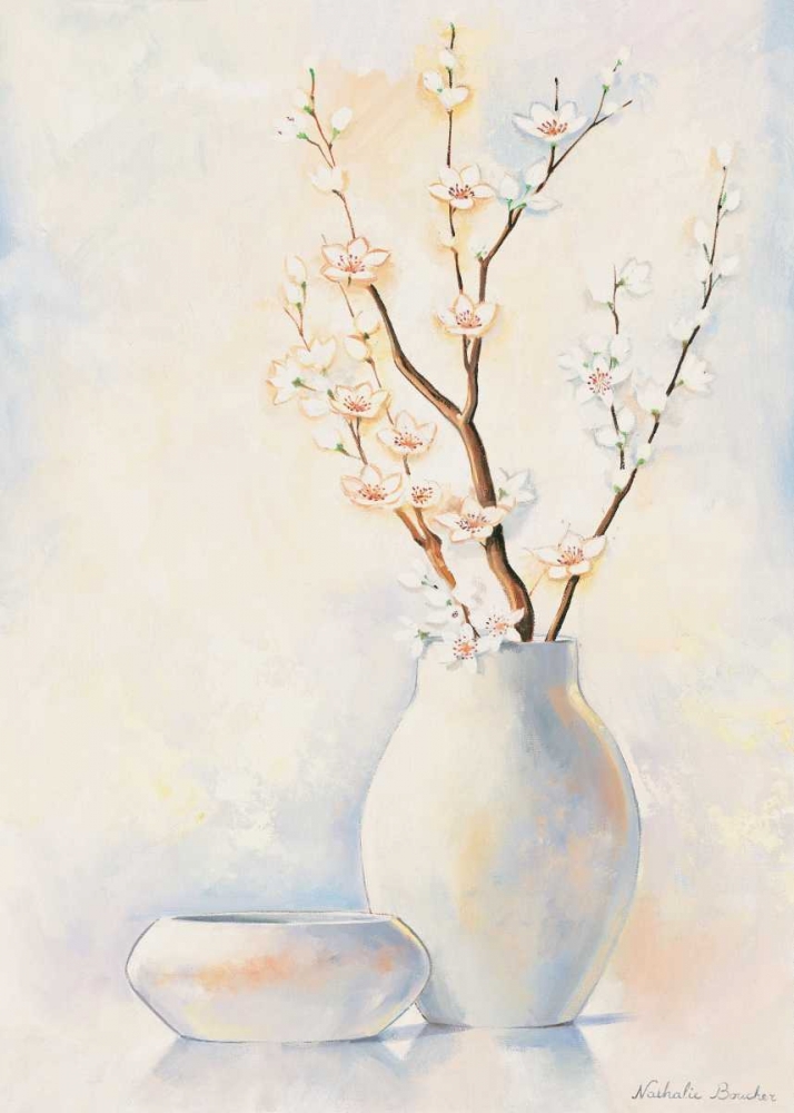 White vase I art print by Nathalie Boucher for $57.95 CAD