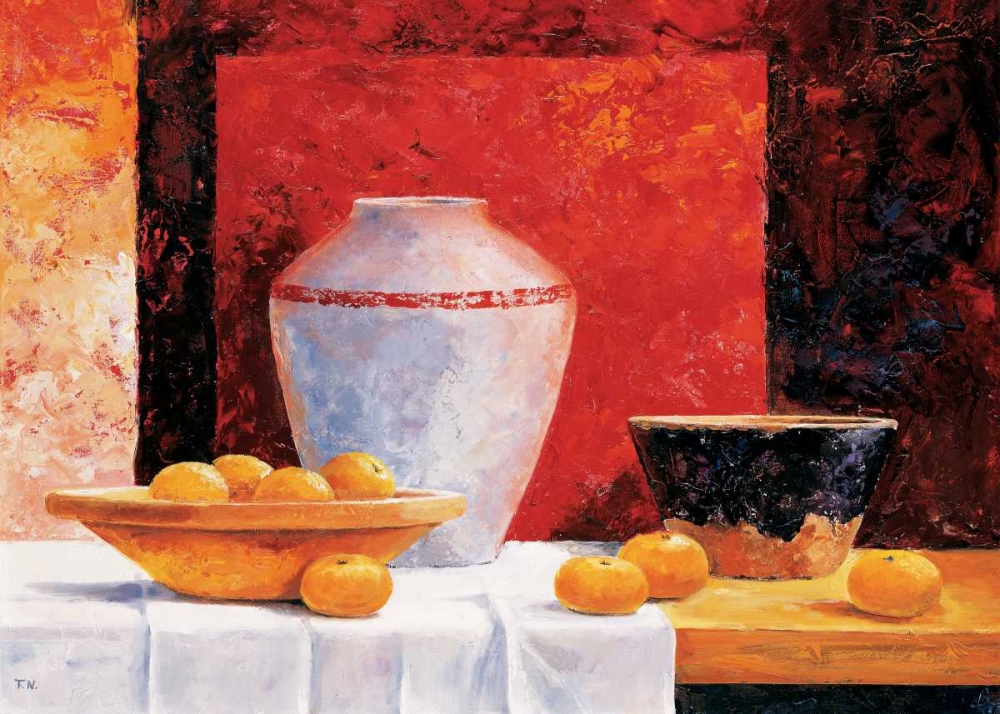 Stillife in red II art print by Frans Nauts for $57.95 CAD