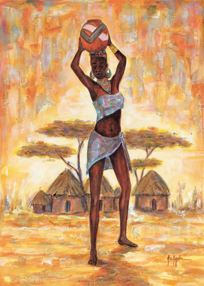 African woman II art print by Aragon for $57.95 CAD