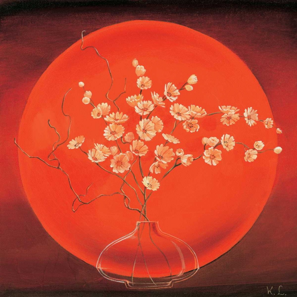 Vase in circle I art print by Karin Leijs for $57.95 CAD