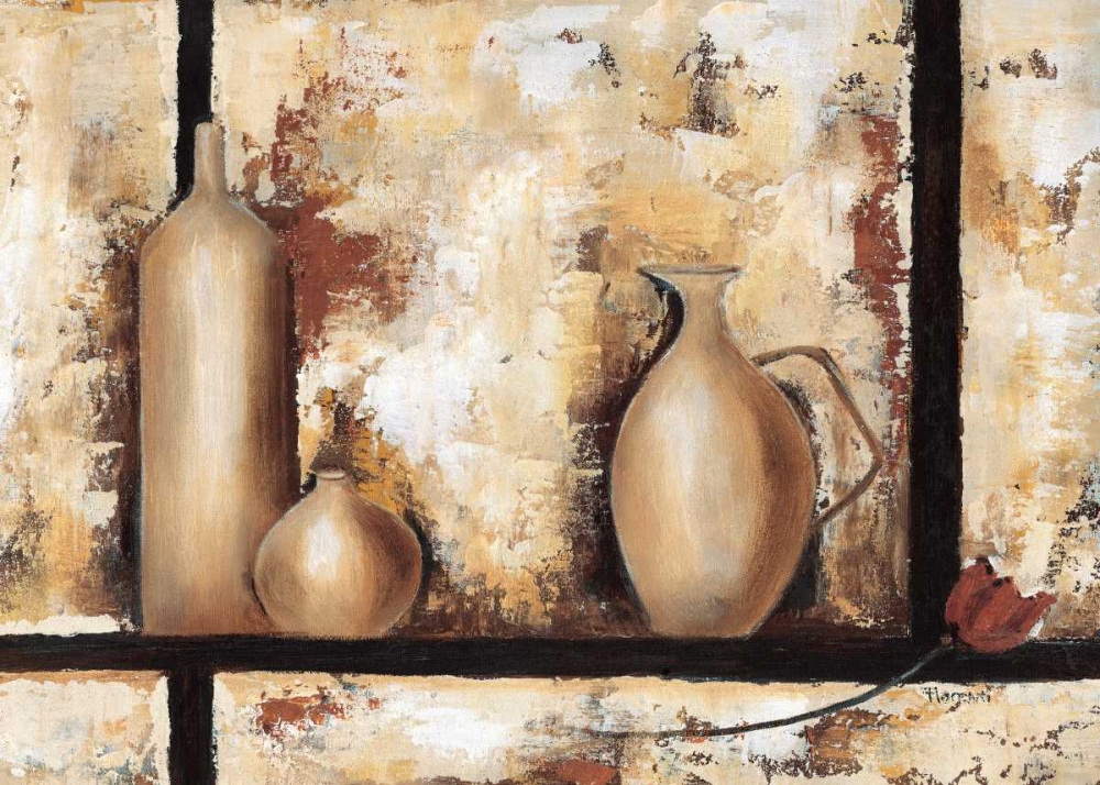 Stillife with vases I art print by Isa Florenti for $57.95 CAD