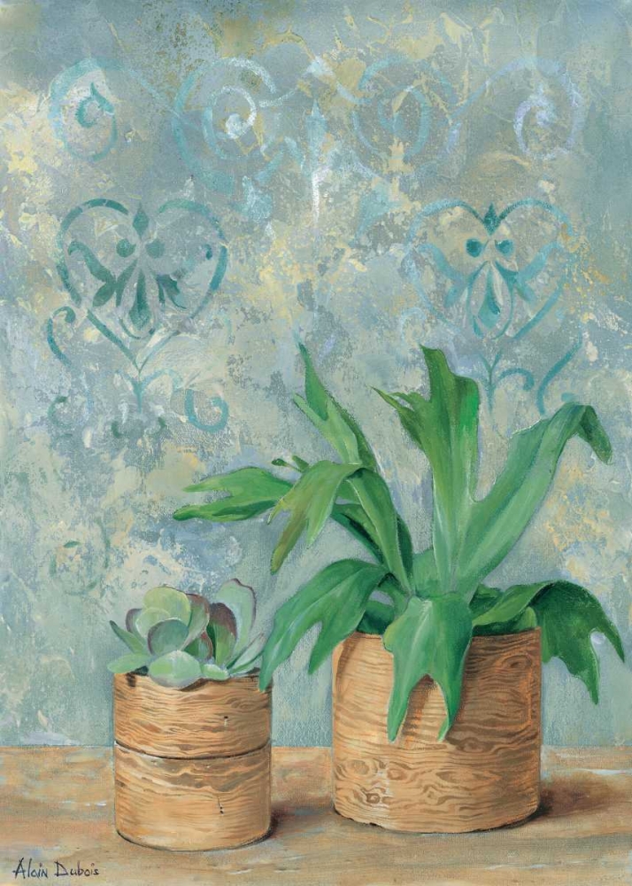 Green plants II art print by Alain Dubois for $57.95 CAD