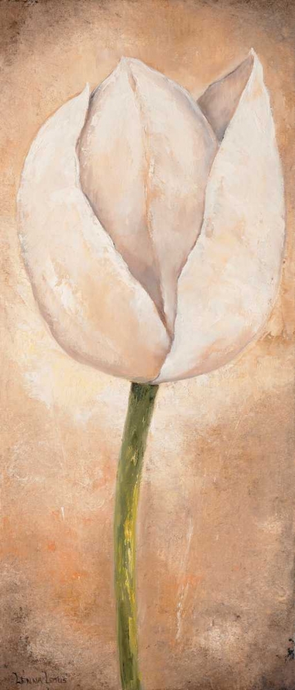 Tulip on beige III art print by Lenna Lotus for $57.95 CAD