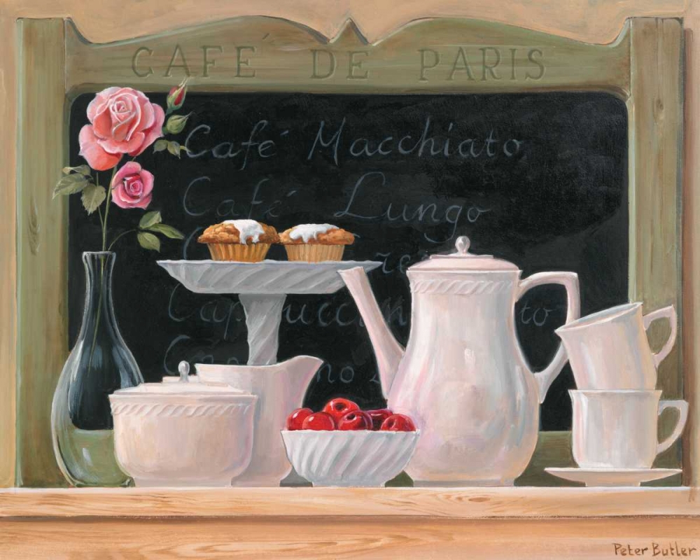 Cafe de Paris art print by Peter Butler for $57.95 CAD