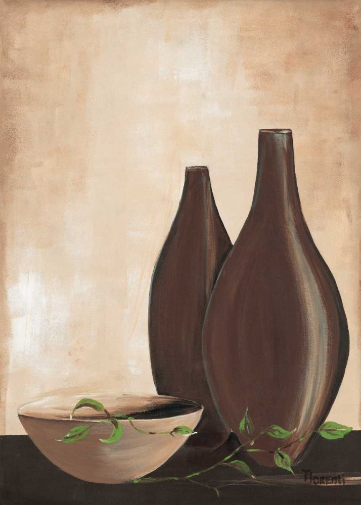 Brown vase IV art print by Isa Florenti for $57.95 CAD