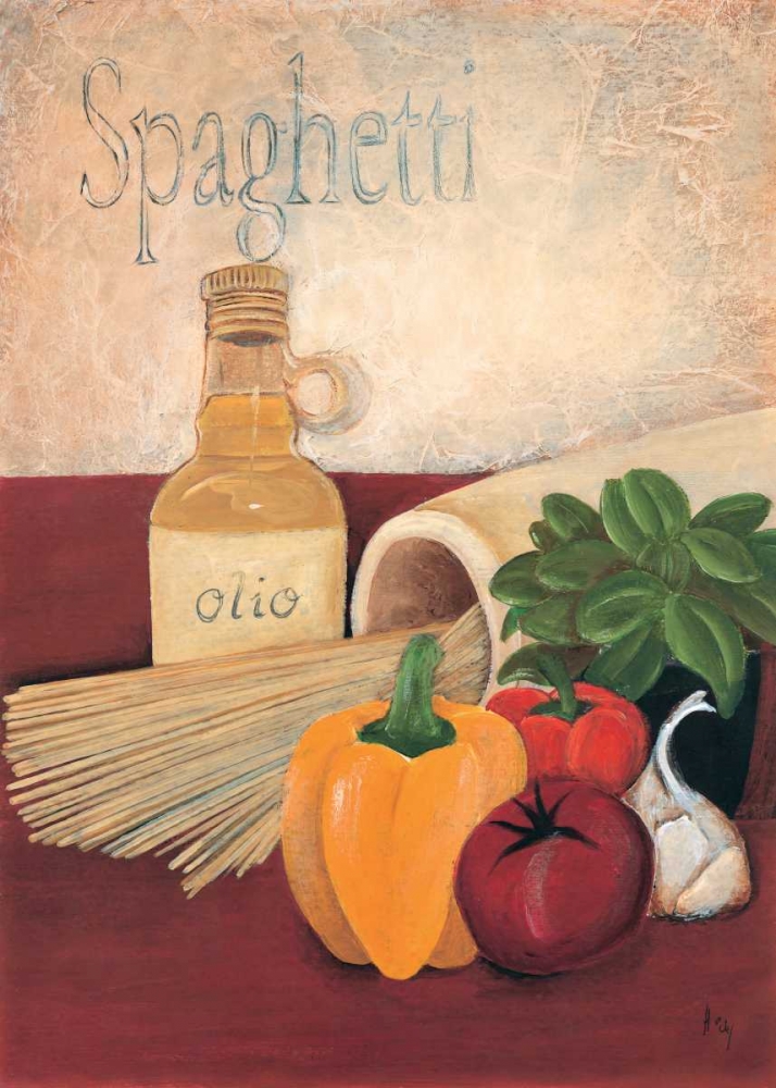 Spaghetti art print by Hedy for $57.95 CAD