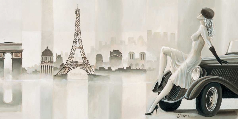 Thoughts of Paris art print by Jasper for $57.95 CAD