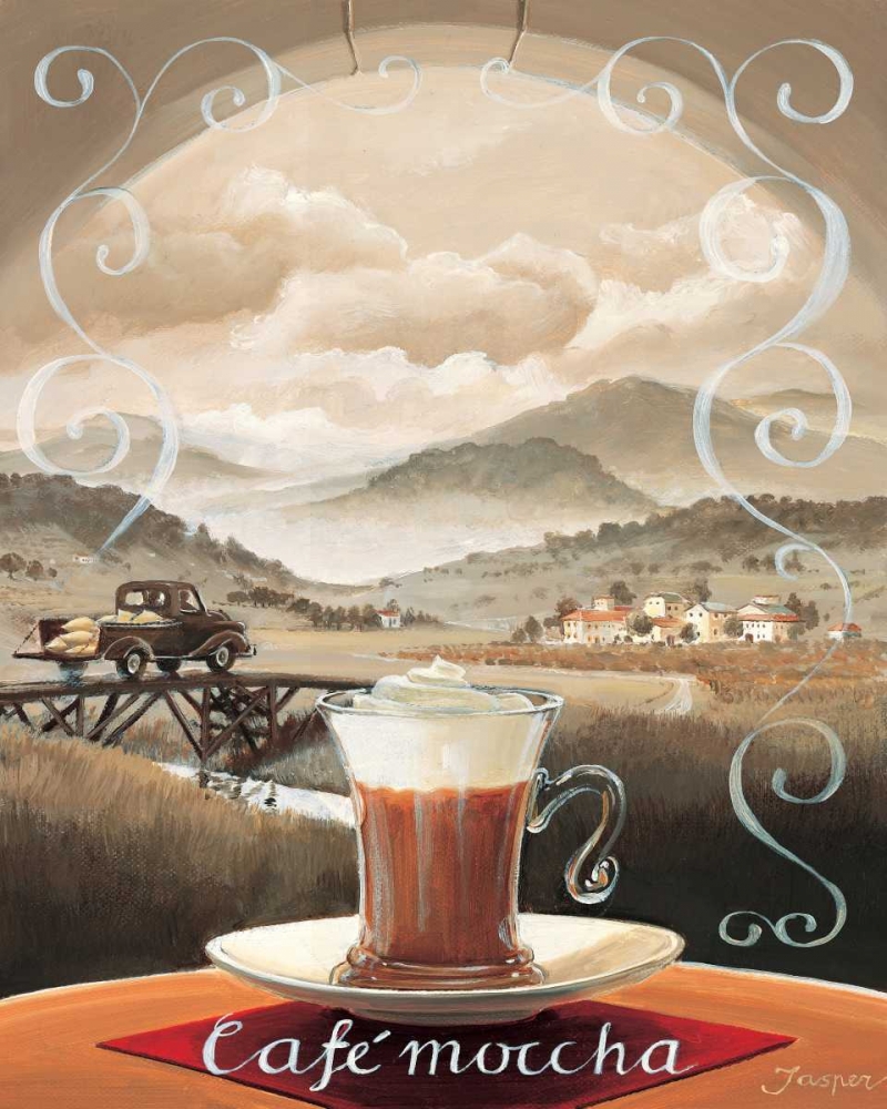 Cafe Moccha art print by Jasper for $57.95 CAD