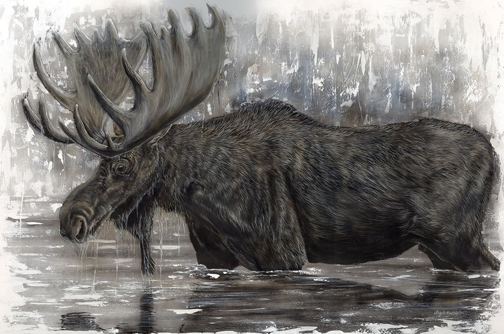 Majestic Moose   art print by Angela Bawden for $57.95 CAD