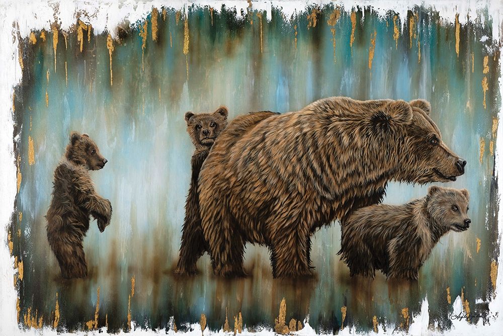Mama Bears Protection art print by Angela Bawden for $57.95 CAD