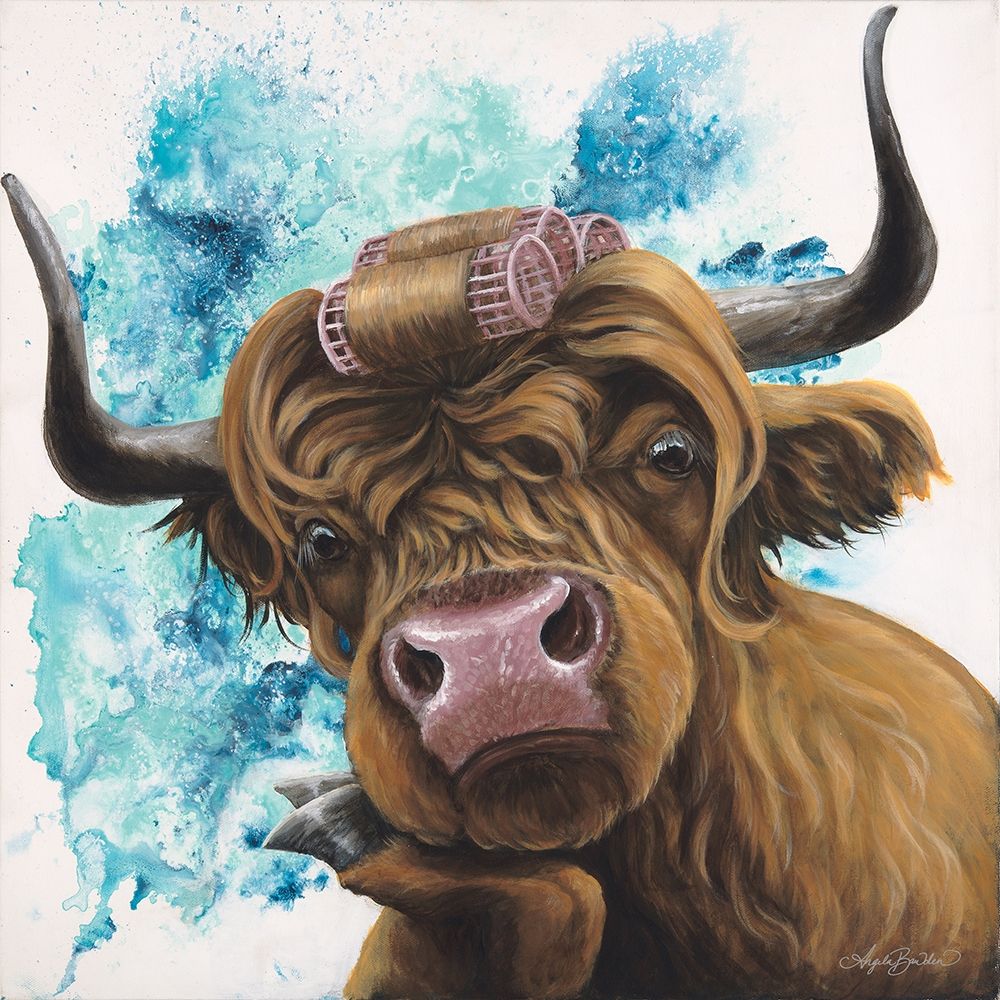 Curley Coo art print by Angela Bawden for $57.95 CAD