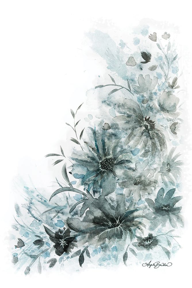 Modern Cottage Floral art print by Angela Bawden for $57.95 CAD