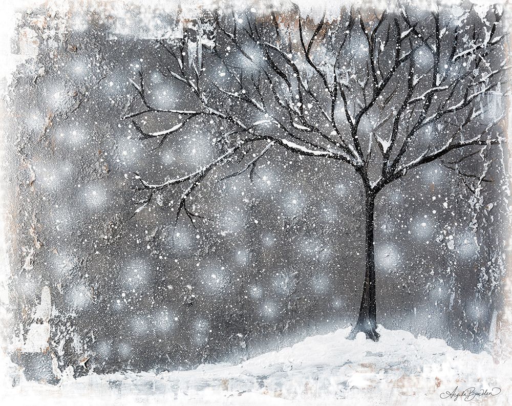 Snow Kissed Tree art print by Angela Bawden for $57.95 CAD
