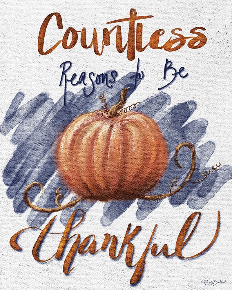 Countless Reasons to be Thankful art print by Angela Bawden for $57.95 CAD