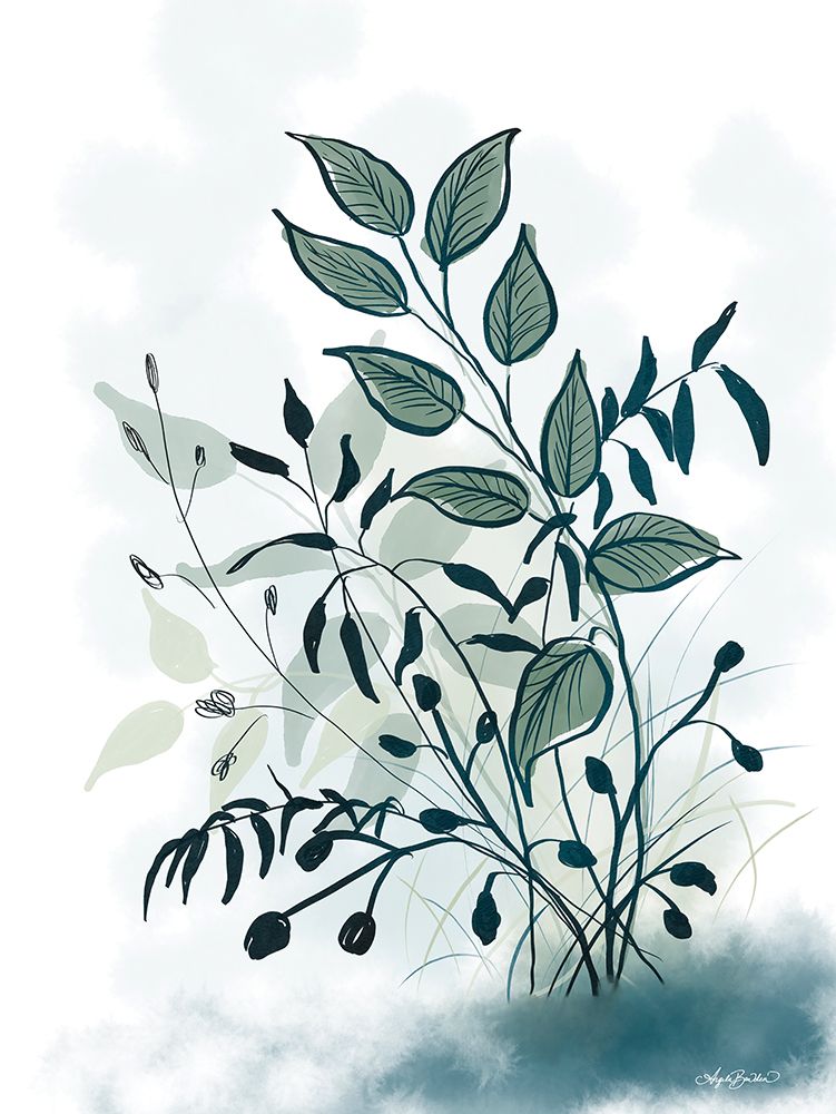 Inked Botanicals art print by Angela Bawden for $57.95 CAD