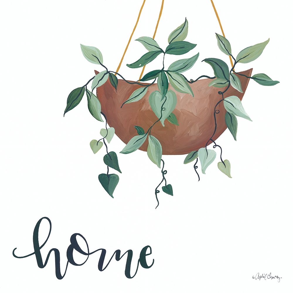 Home Is Where Your Plants Are      art print by April Chavez for $57.95 CAD