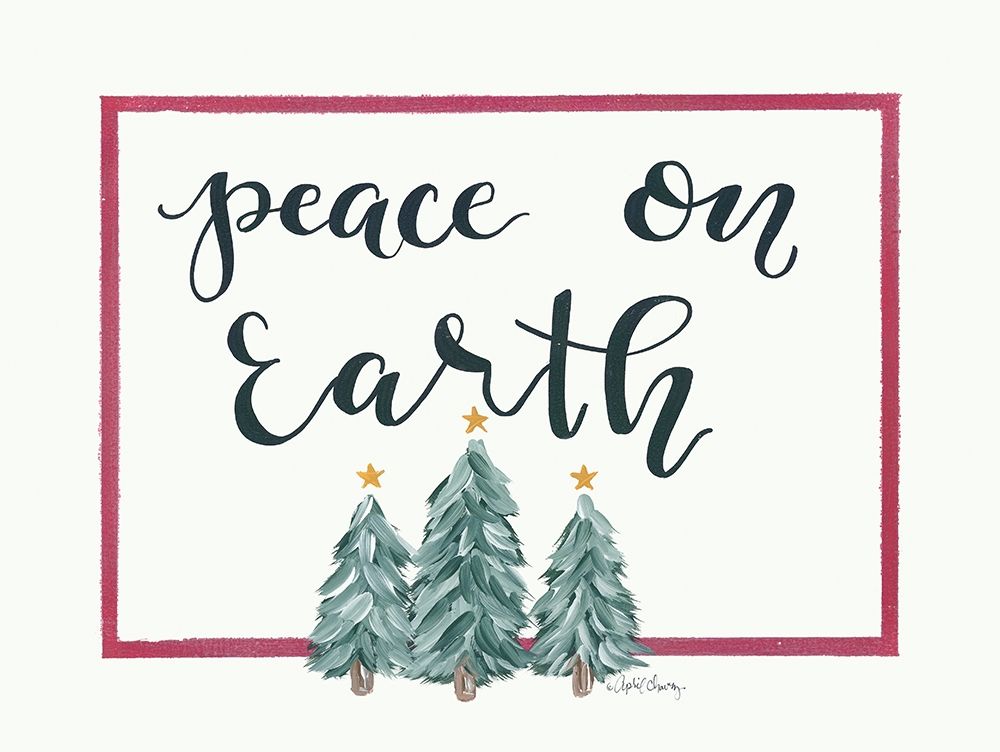 Peace on Earth art print by April Chavez for $57.95 CAD