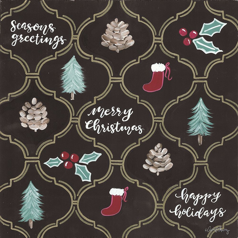 Christmas Greetings art print by April Chavez for $57.95 CAD