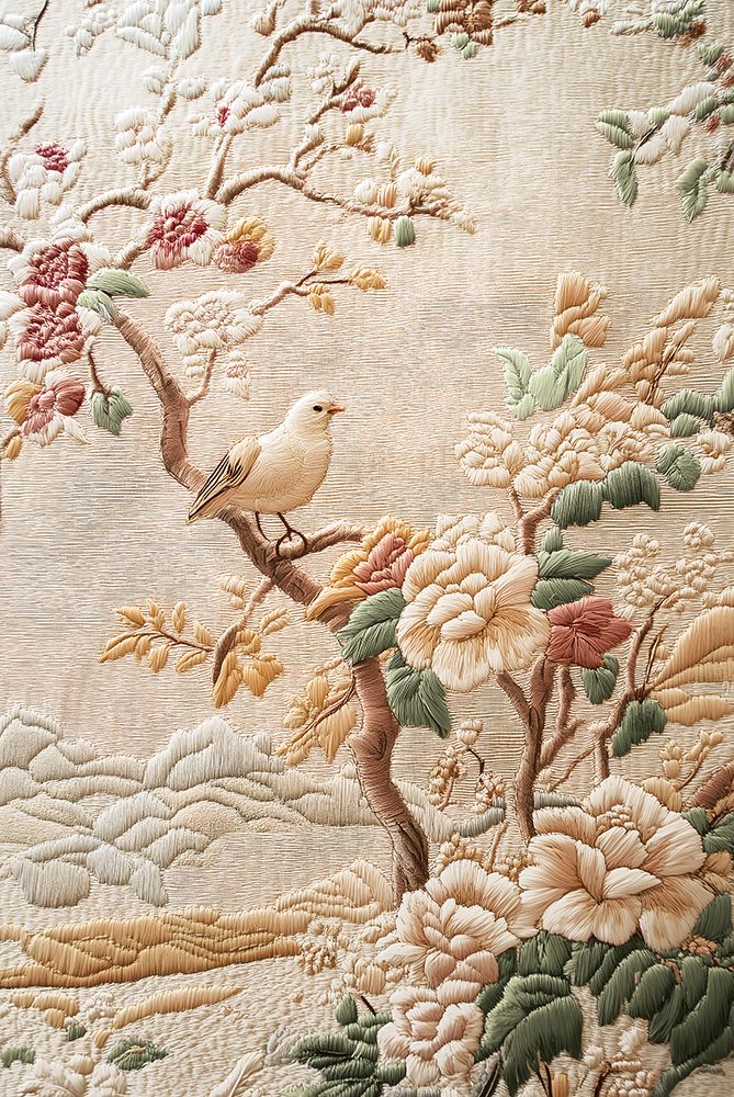 Perched in Blooms I art print by Acorn And Ivory Designs for $57.95 CAD