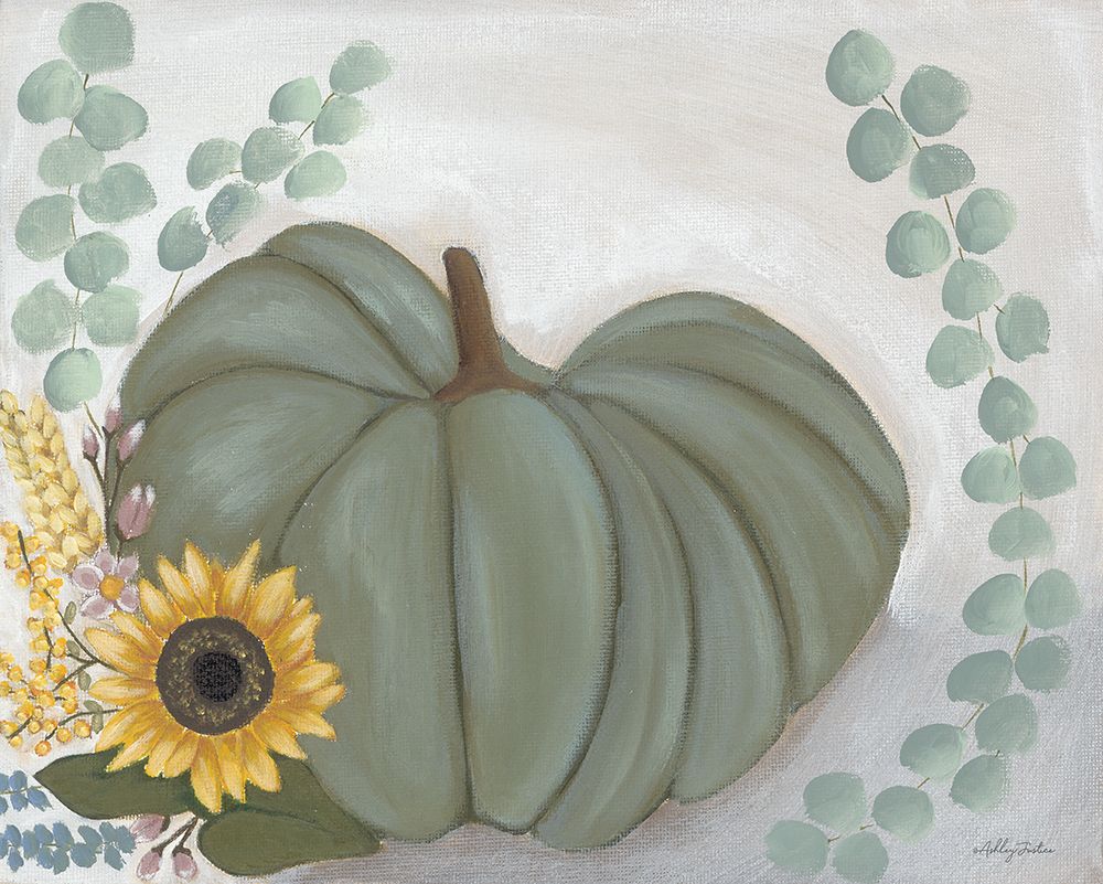 Green Pumpkin art print by Ashley Justice for $57.95 CAD