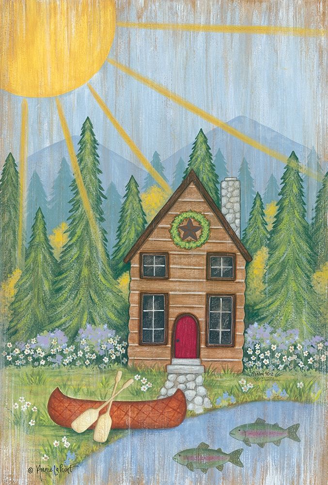 Cabin in the Woods art print by Annie LapPoint for $57.95 CAD
