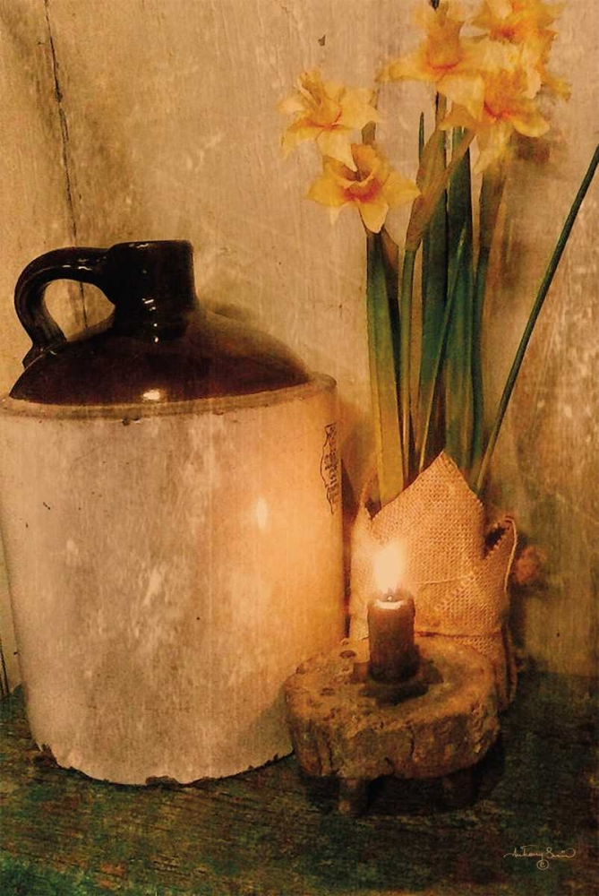Daffodils by Candlelight art print by Anthony Smith for $57.95 CAD