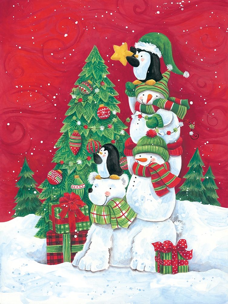 Putting the Star on the Christmas Tree art print by Diane Kater for $57.95 CAD
