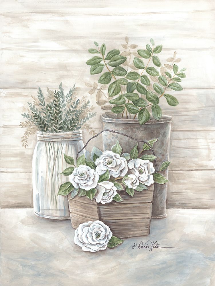 Rose Botanical art print by Diane Kater for $57.95 CAD