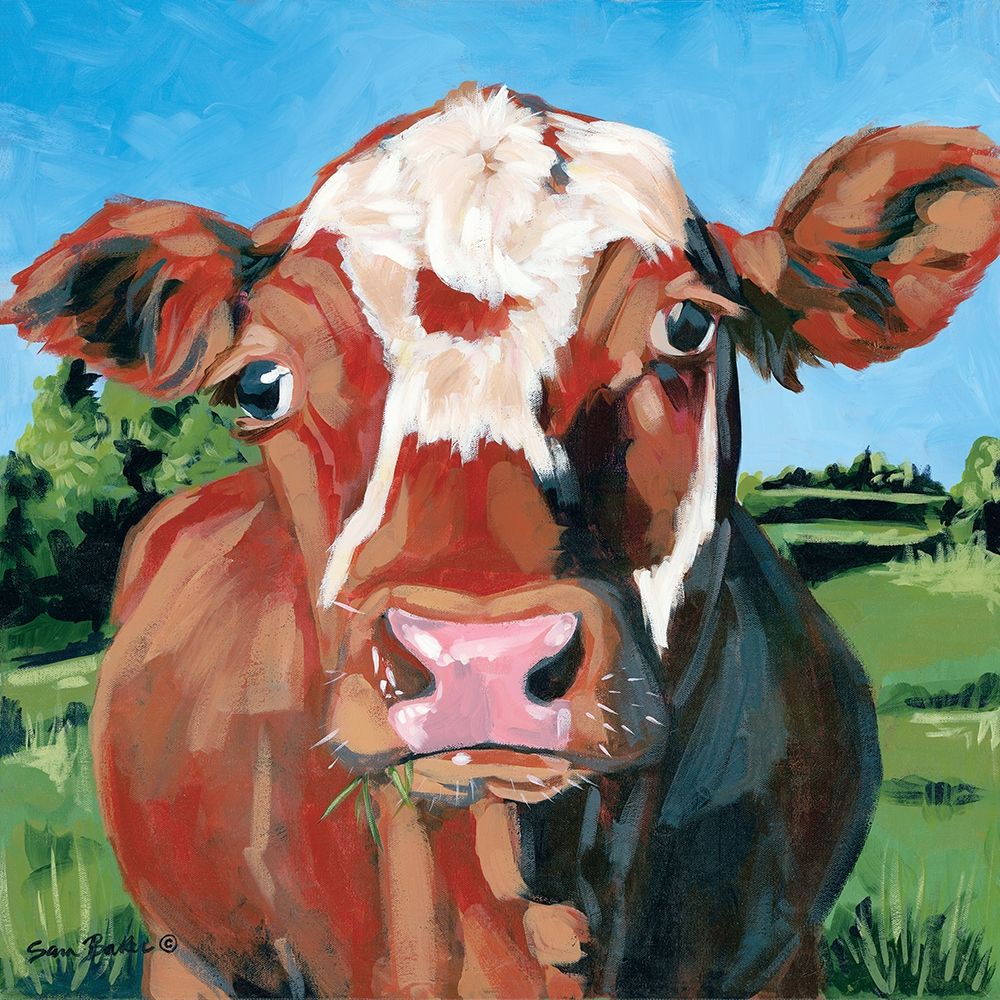 Henry the Hereford art print by Sara Baker for $57.95 CAD
