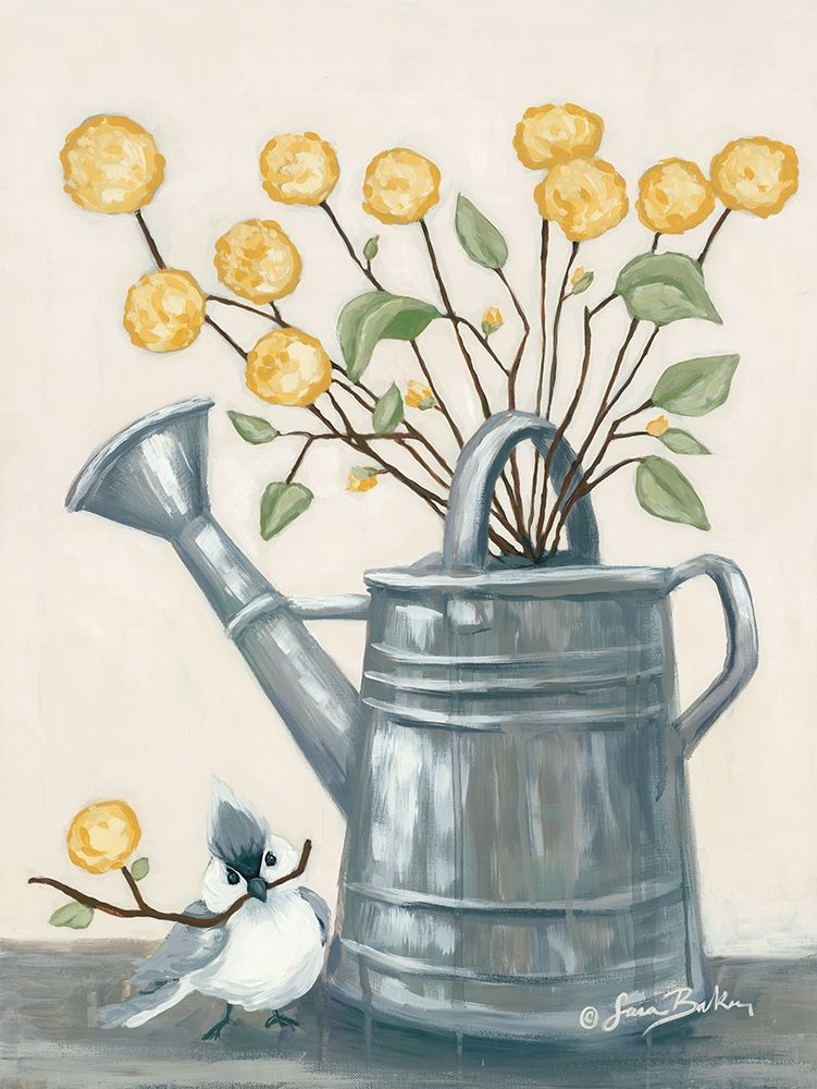 Sharing Flowers with a Friend art print by Sara Baker for $57.95 CAD