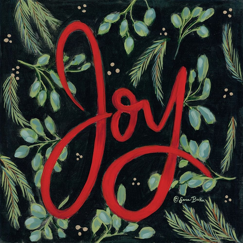 Spruced Up Joy art print by Sara Baker for $57.95 CAD