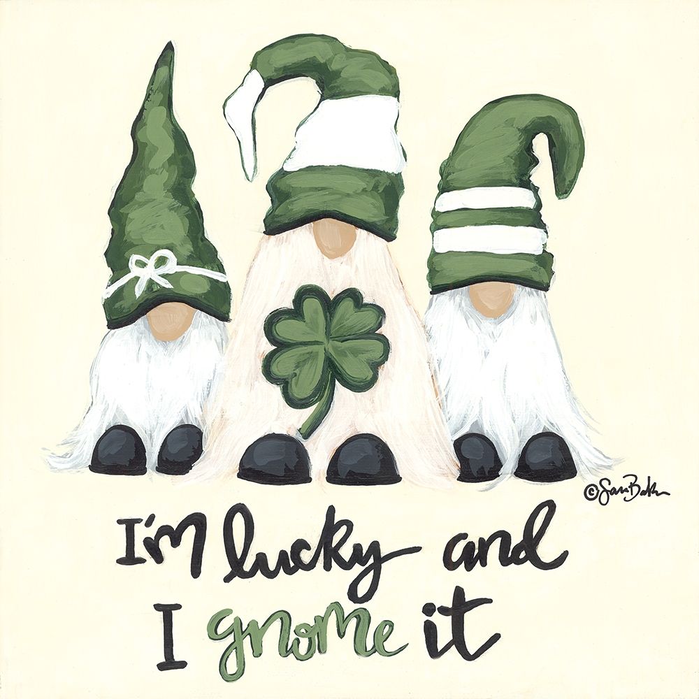 Lucky Gnomes art print by Sara Baker for $57.95 CAD
