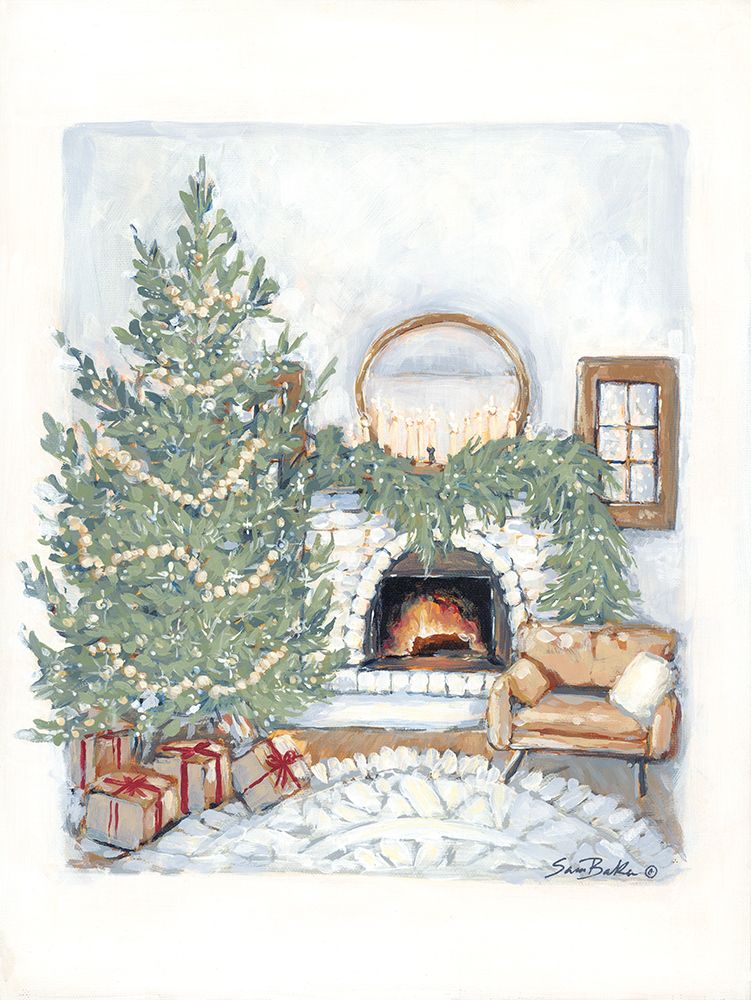 Fireside Bungalow art print by Sara Baker for $57.95 CAD