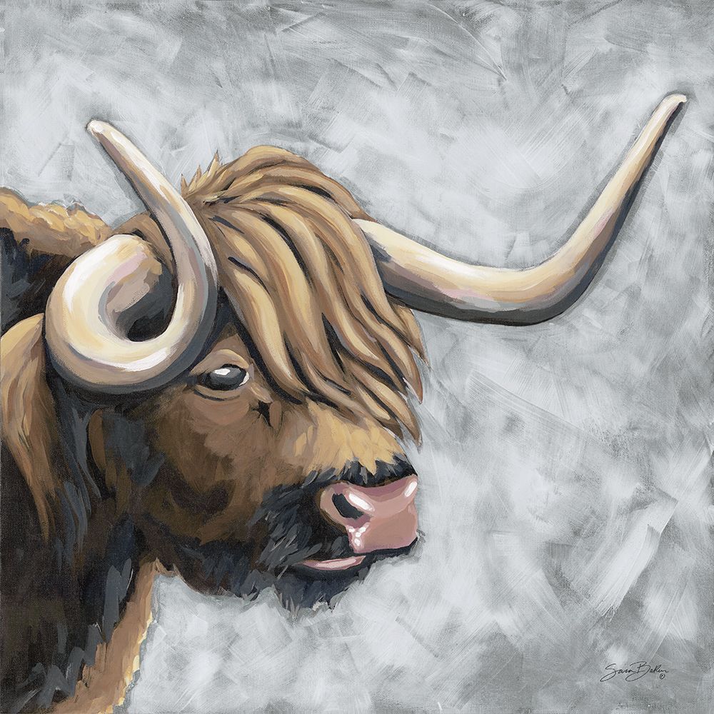 Hyde the Highland art print by Sara Baker for $57.95 CAD